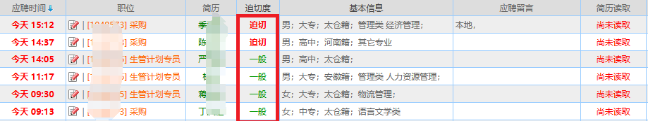 求職者們的福音來啦！在陽光太倉人才網(wǎng)，點(diǎn)亮“迫切求職”標(biāo)記，讓機(jī)會(huì)更快找到你！
